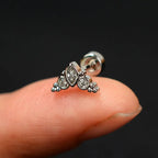 1PC Stainless Zircon Cartilage Earring