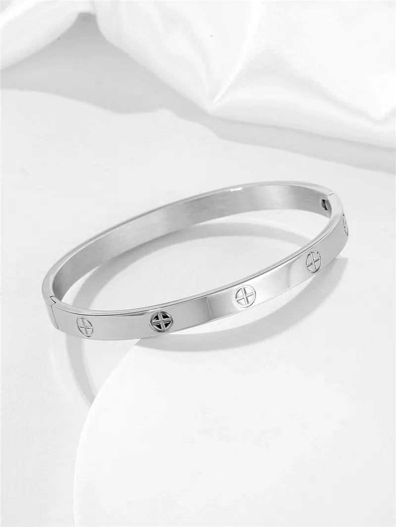 Cross Nut Nail Stainless steel Bracelets