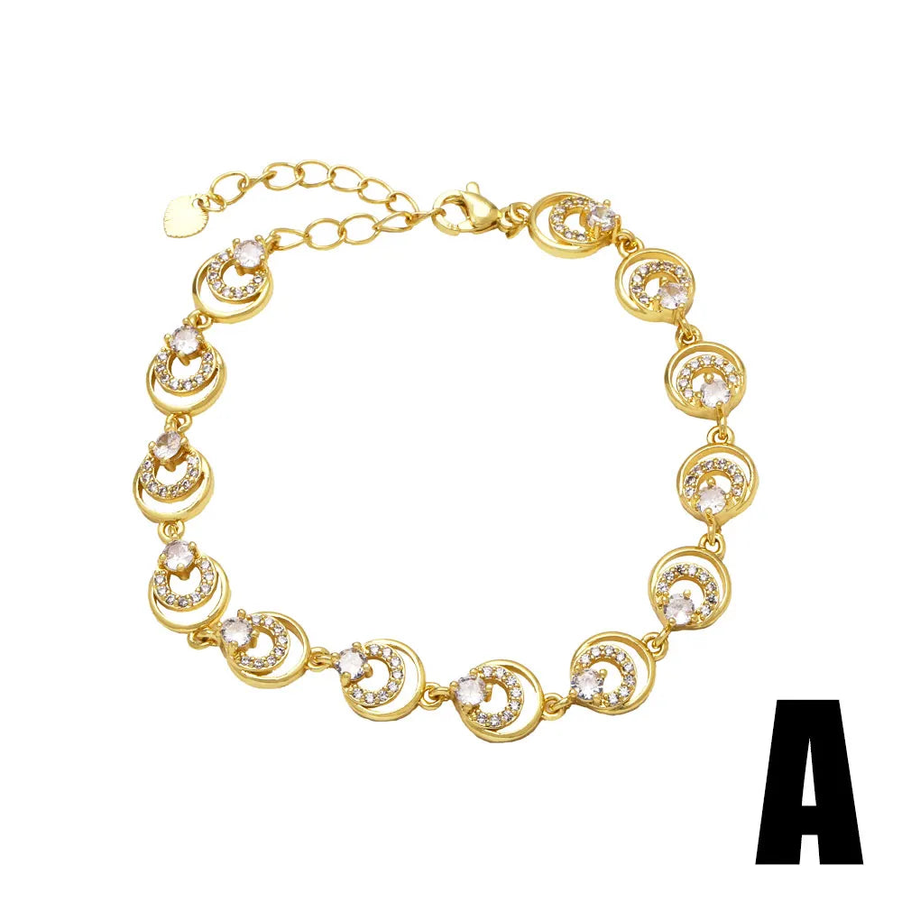Copper Zircon Bracelets
