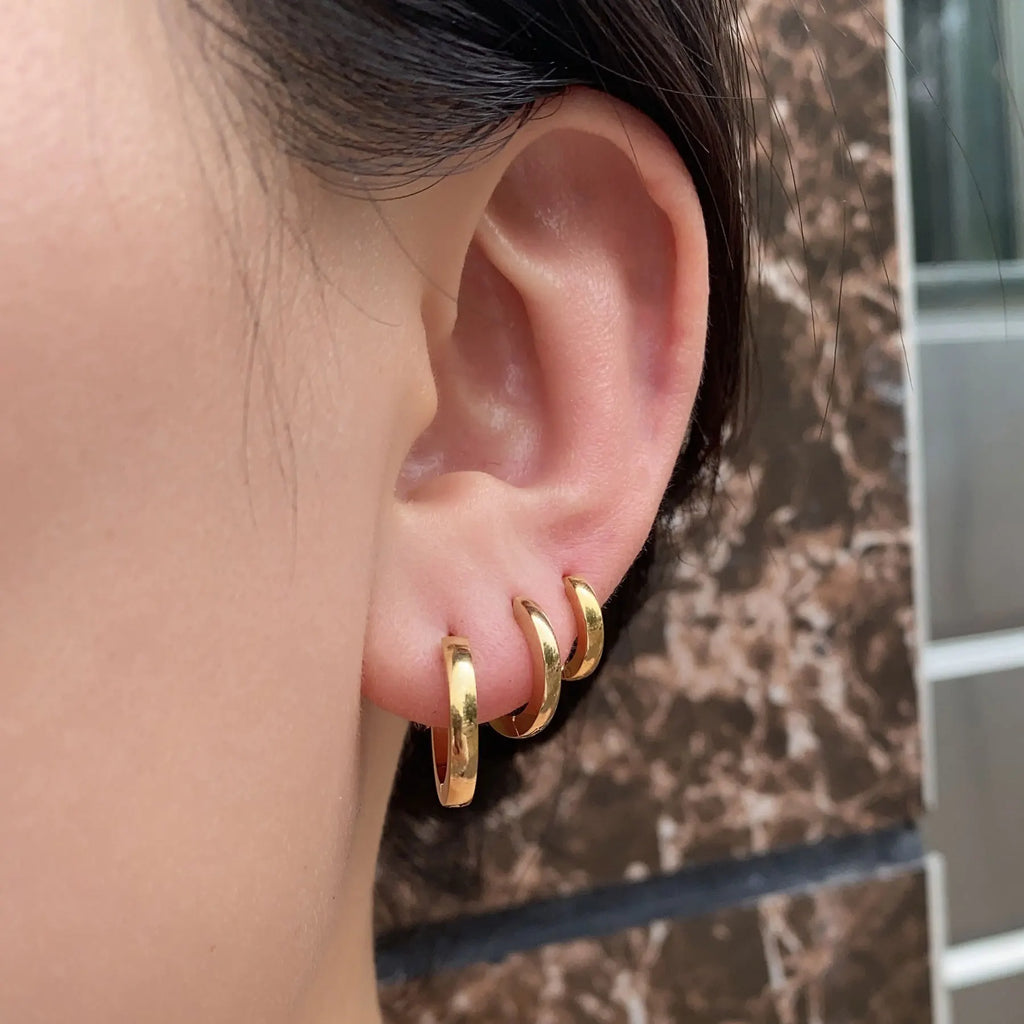 2PC Gold Color Earring