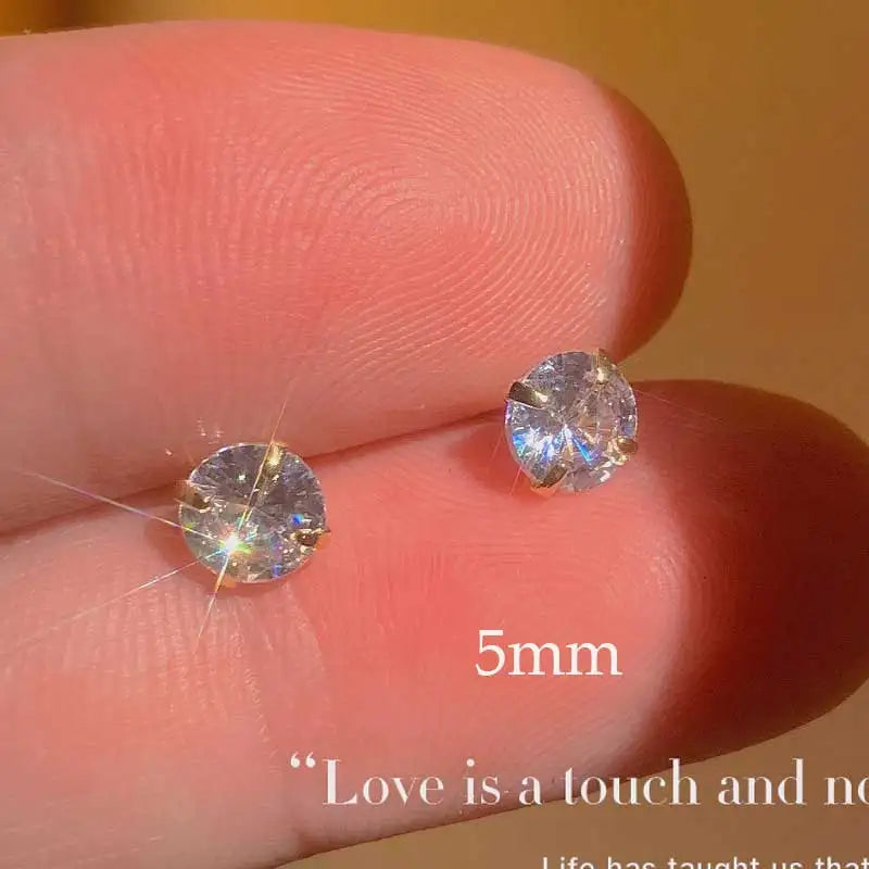 Small Crystal Stud Earrings