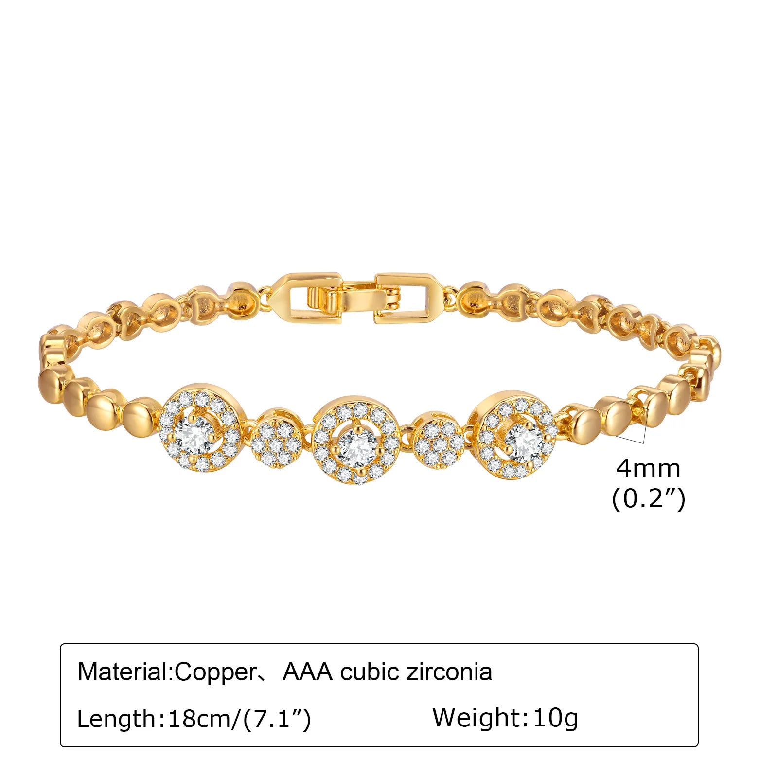 18K Gold Plated Bracelet