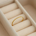 Stainless Steel 18K Gold Plated Ring