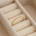 Stainless Steel 18K Gold Plated Ring