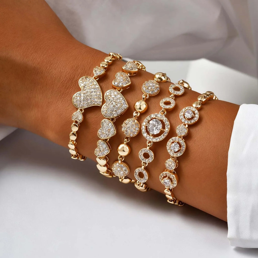 18K Gold Plated Tennis Bracelet