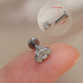 1PC Titanium Stainless Earrings