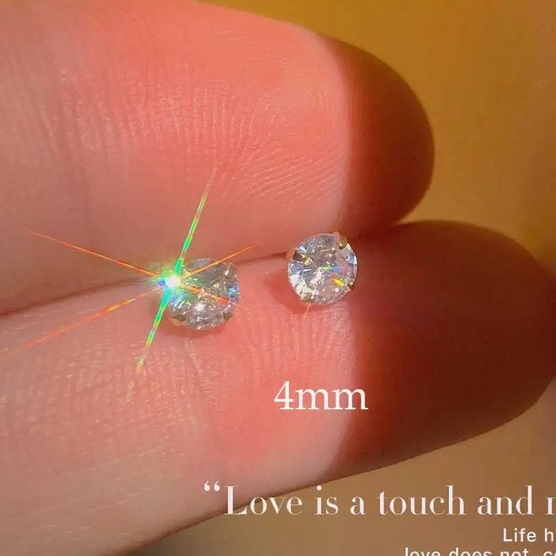 Small Crystal Stud Earrings