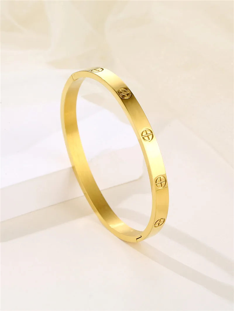 Cross Nut Nail Stainless steel Bracelets