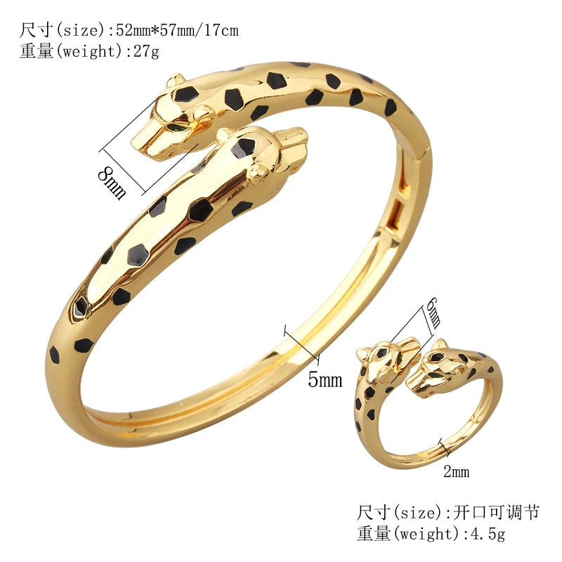Double Leopard Bracelet