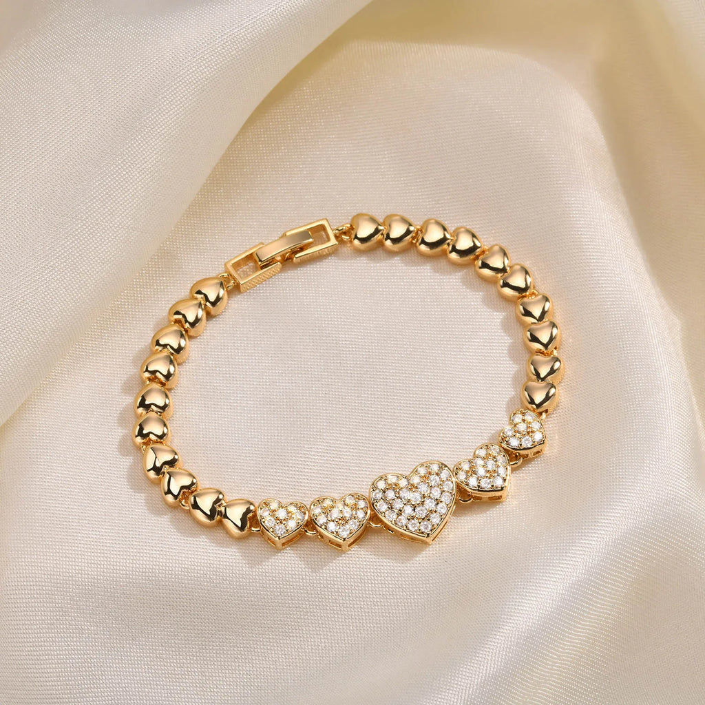 18K Gold Plated Tennis Bracelet