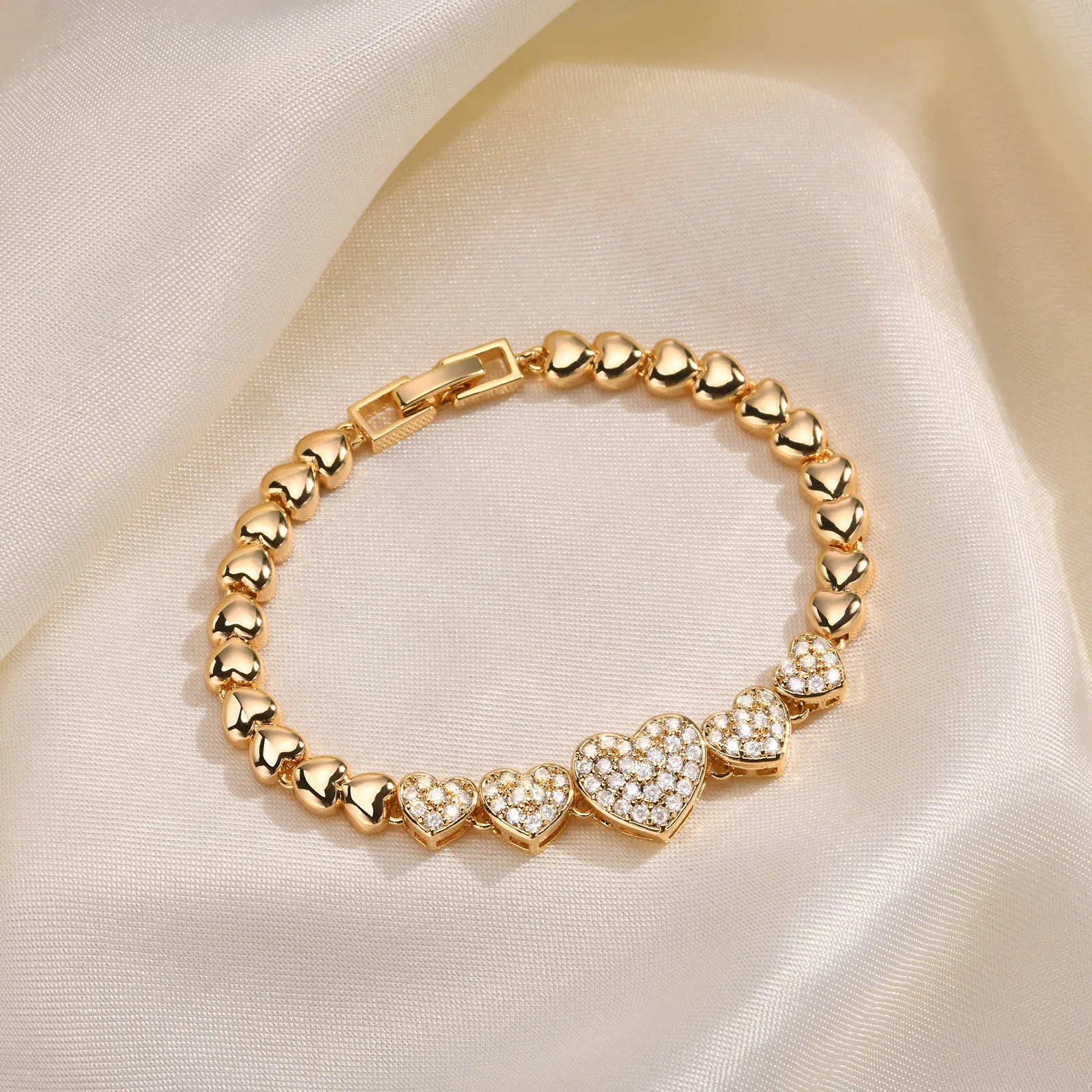 18K Gold Plated Tennis Bracelet